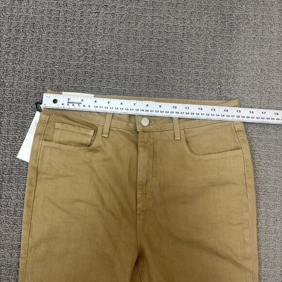 L'Agence Jeans 29 Distressed Frayed Raw Hem High Rise Skinny Stretch Everday - Picture 4 of 8